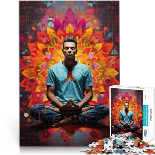 Puzzle für Erwachsene 1000 Teile Intellektuelles Spiel Meditationskunst eignet ganze Familie75x50cm von AITEXI