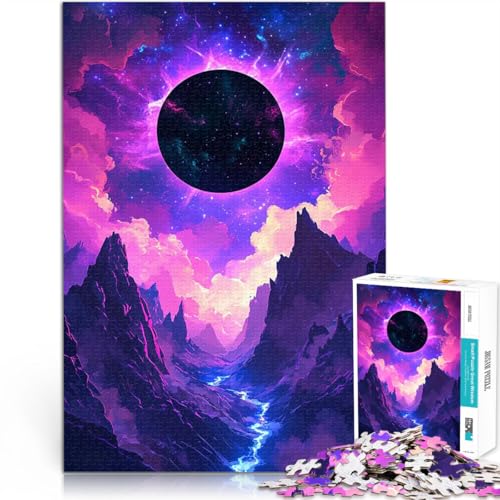 Puzzle für Erwachsene 2000 Teile Lernspiele DIY Spielzeug Kosmische Berglandschaft Lernspiel für Geburtstag, Weihnachten70x100cm von AITEXI