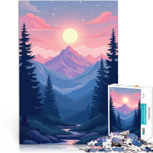 Puzzle für Erwachsene 1000 Teile Lernspielzeug für die ganze Familie Berg Sonnenuntergang Landschaft Geschenkideen75x50cm Puzzle für Erwachsene 1000 Teile Lernspielzeug für die ganze Familie Berg Sonnenuntergang Landschaft Geschenkideen75x50cm von AITEXI