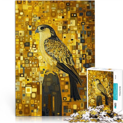 Puzzle für Erwachsene 1000 Teile Lernspielzeug für die ganze Familie Goldener Falke im Gustav-Klimt-Stil Heimdekoration75x50cm Puzzle für Erwachsene 1000 Teile Lernspielzeug für die ganze Familie Goldener Falke im Gustav-Klimt-Stil Heimdekoration75x50cm von AITEXI