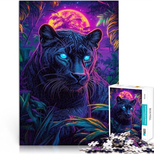 Puzzle für Erwachsene 1000 Teile Quizspiel Astraler Panther des Mitternachtsnebels Einzigartige Wohndekoration und Geschenke38x26cm Puzzle für Erwachsene 1000 Teile Quizspiel Astraler Panther des Mitternachtsnebels Einzigartige Wohndekoration und Geschenke38x26cm von AITEXI
