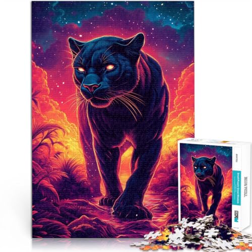 Puzzle für Erwachsene 1000 Teile Quizspiel Astraler Panther des Mitternachtsnebels Verbessern Sie das Gedächtnis75x50cm Puzzle für Erwachsene 1000 Teile Quizspiel Astraler Panther des Mitternachtsnebels Verbessern Sie das Gedächtnis75x50cm von AITEXI