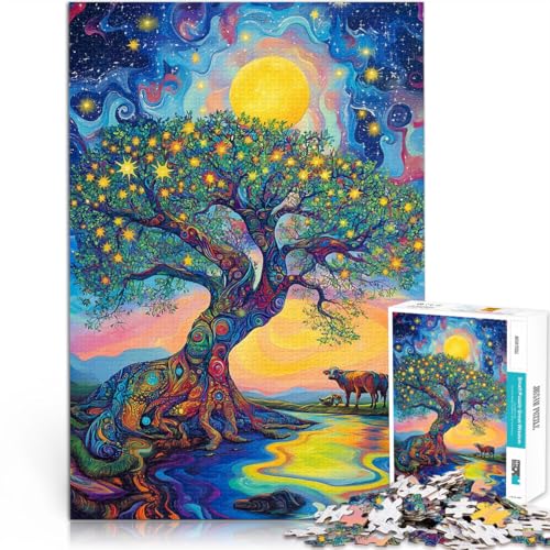 Puzzle für Erwachsene 1000 Teile Spiele Spielzeug Geschenk Mondscheinbaum eignet ganze Familie75x50cm Puzzle für Erwachsene 1000 Teile Spiele Spielzeug Geschenk Mondscheinbaum eignet ganze Familie75x50cm von AITEXI