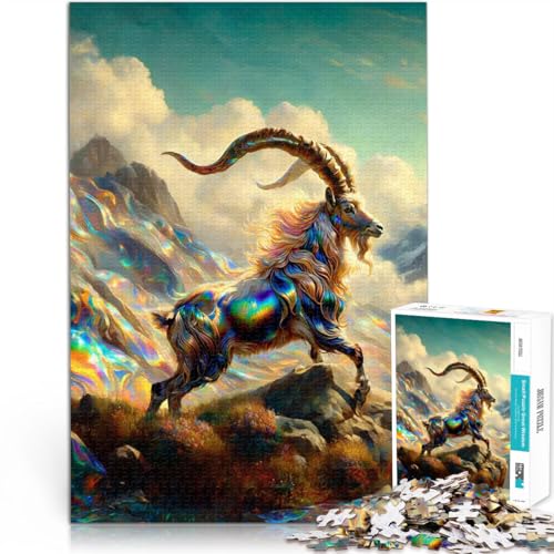 Puzzle für Erwachsene 1000 Teile Spielzeug Lernspiele Stressabbau Wildziegensaison Verbessern Sie das Gedächtnis75x50cm von AITEXI