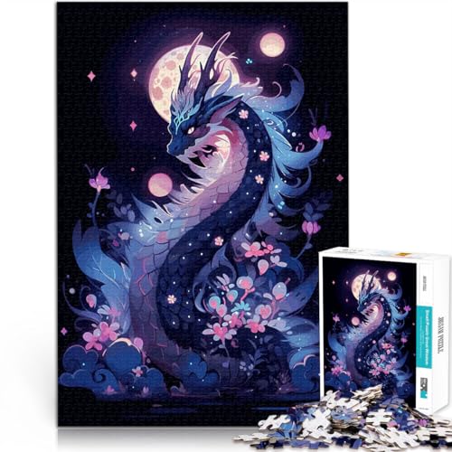 Puzzle für Erwachsene 1000 Teile Stressabbau – Staycation – Zeit totschlagen Himmlischer Drache, ätherisch Gutes Geschenk52x38cm Puzzle für Erwachsene 1000 Teile Stressabbau – Staycation – Zeit totschlagen Himmlischer Drache, ätherisch Gutes Geschenk52x38cm von AITEXI
