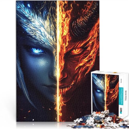 Puzzle für Erwachsene 1000 Teile Trainieren Sie Ihr Gehirn und Ihre Hände EIS und Feuer Einzigartige Geburtstags- und Geschenkideen38x26cm Puzzle für Erwachsene 1000 Teile Trainieren Sie Ihr Gehirn und Ihre Hände EIS und Feuer Einzigartige Geburtstags- und Geschenkideen38x26cm von AITEXI