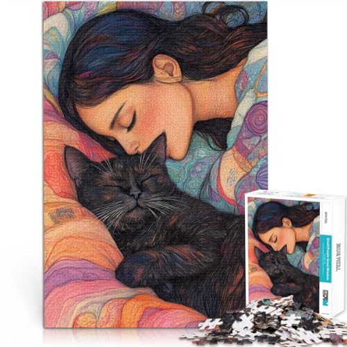 Puzzle für Erwachsene mit 1000 Teilen Analyse und Logik Kleines Nickerchen mit süßer Katze Einzigartige Geburtstags- und Geschenkideen38x26cm Puzzle für Erwachsene mit 1000 Teilen Analyse und Logik Kleines Nickerchen mit süßer Katze Einzigartige Geburtstags- und Geschenkideen38x26cm von AITEXI