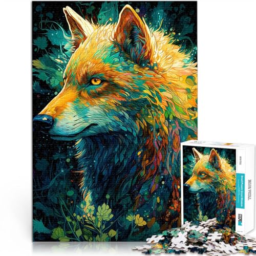 Puzzle für Erwachsene mit 1000 Teilen Anspruchsvoll, Aber lustig und humorvoll Wolf Verbessern Sie das Gedächtnis75x50cm Puzzle für Erwachsene mit 1000 Teilen Anspruchsvoll, Aber lustig und humorvoll Wolf Verbessern Sie das Gedächtnis75x50cm von AITEXI