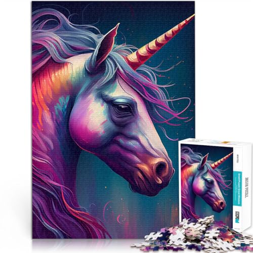 Puzzle für Erwachsene mit 1000 Teilen Anspruchsvolles Spiel und Familienspaß Einhorn-Illustration Lernspiel für Geburtstag, Weihnachten75x50cm Puzzle für Erwachsene mit 1000 Teilen Anspruchsvolles Spiel und Familienspaß Einhorn-Illustration Lernspiel für Geburtstag, Weihnachten75x50cm von AITEXI