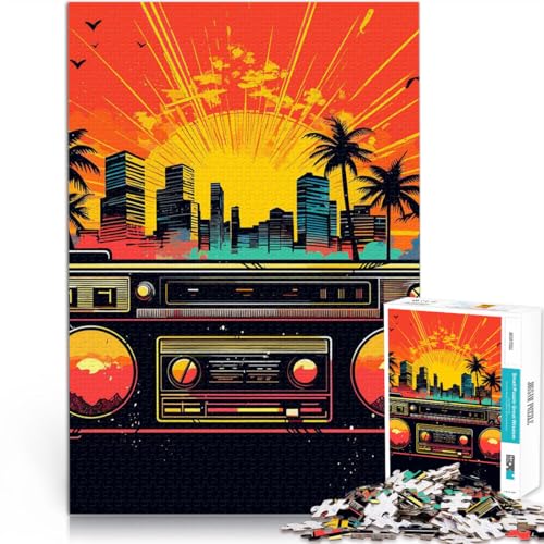 Puzzle für Erwachsene mit 1000 Teilen Anspruchsvolles Spiel und Familienspaß Musik Synthwave Lernspiel für Geburtstag, Weihnachten70x100cm Puzzle für Erwachsene mit 1000 Teilen Anspruchsvolles Spiel und Familienspaß Musik Synthwave Lernspiel für Geburtstag, Weihnachten70x100cm von AITEXI
