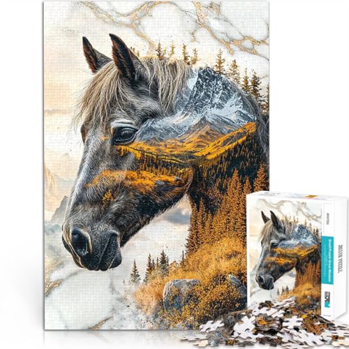 Puzzle für Erwachsene mit 1000 Teilen Denkspiel Majestätischer Geist der Wildnis denn eignet ganze Familie75x50cm Puzzle für Erwachsene mit 1000 Teilen Denkspiel Majestätischer Geist der Wildnis denn eignet ganze Familie75x50cm von AITEXI