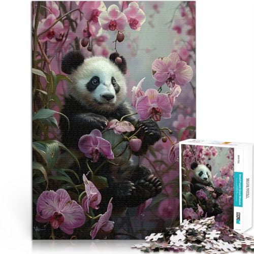 Puzzle für Erwachsene mit 1000 Teilen Geschenke zum Suchbegriff: Herausfordernde Spiele Panda in Blüte Gutes Geschenk75x50cm Puzzle für Erwachsene mit 1000 Teilen Geschenke zum Suchbegriff: Herausfordernde Spiele Panda in Blüte Gutes Geschenk75x50cm von AITEXI