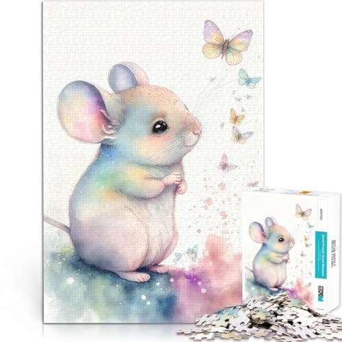 Puzzle für Erwachsene mit 1000 Teilen Herausforderndes Spiel Entzückende kleine Maus Einzigartige Geburtstags- und Geschenkideen52x38cm Puzzle für Erwachsene mit 1000 Teilen Herausforderndes Spiel Entzückende kleine Maus Einzigartige Geburtstags- und Geschenkideen52x38cm von AITEXI