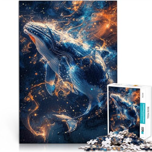 Puzzle für Erwachsene mit 2000 Teilen Intellektuelles Spiel Kosmischer Himmelswal Verbessern Sie das Gedächtnis70x100cm von AITEXI