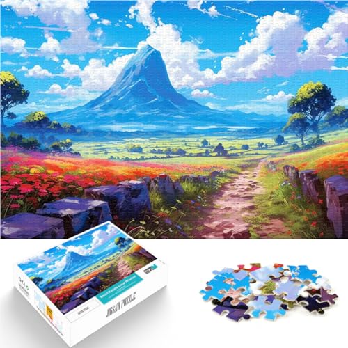 Puzzle für Erwachsene mit 1000 Teilen Intellektuelles Spiel Weg zur Natur denn eignet ganze Familie70x100cm von AITEXI