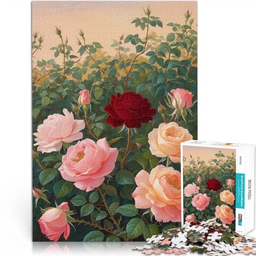 Puzzle für Erwachsene mit 2000 Teilen Lernspiele DIY Spielzeug Rosengarten-Gemälde Verbessern Sie das Gedächtnis70x100cm Puzzle für Erwachsene mit 2000 Teilen Lernspiele DIY Spielzeug Rosengarten-Gemälde Verbessern Sie das Gedächtnis70x100cm von AITEXI