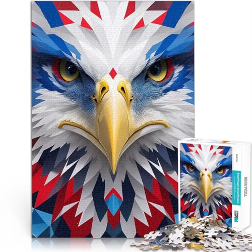 Puzzle für Erwachsene mit 1000 Teilen Pädagogisches Spielzeug zum Stressabbau Patriotische Majestät EIN Kunstwerk52x38cm von AITEXI