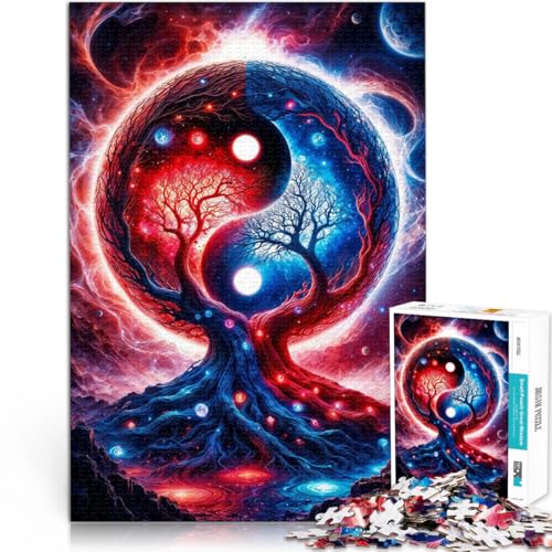 Puzzle für Erwachsene mit 1000 Teilen Quizspiel Rote Yin- und Yang-Weltraumlandschaft Geeignet für die Schreibtischdekoration70x100cm Puzzle für Erwachsene mit 1000 Teilen Quizspiel Rote Yin- und Yang-Weltraumlandschaft Geeignet für die Schreibtischdekoration70x100cm von AITEXI