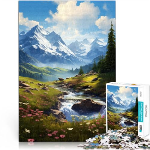 Puzzle für Erwachsene mit 1000 Teilen Quizspiel Sommerberge - Wunderschöne Landschaft Tolle Geschenke und Spielzeuge75x50cm Puzzle für Erwachsene mit 1000 Teilen Quizspiel Sommerberge - Wunderschöne Landschaft Tolle Geschenke und Spielzeuge75x50cm von AITEXI