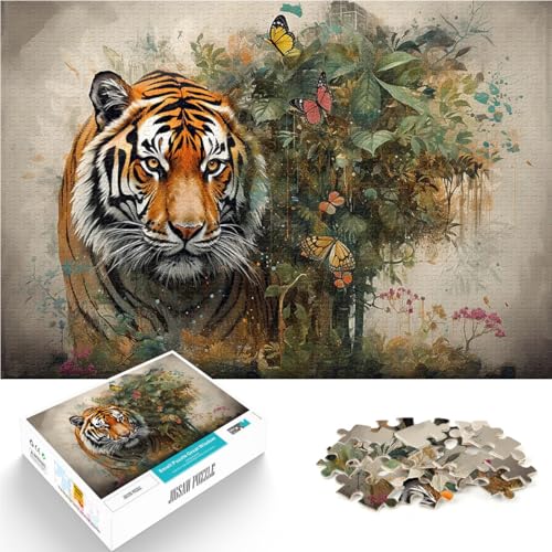 Puzzle für Erwachsene mit 1000 Teilen Quizspiel Tigers Embrace Dekor Kunst Jedes Stück ist einzigartig – Anspruchsvolles Familienspiel70x100cm Puzzle für Erwachsene mit 1000 Teilen Quizspiel Tigers Embrace Dekor Kunst Jedes Stück ist einzigartig – Anspruchsvolles Familienspiel70x100cm von AITEXI