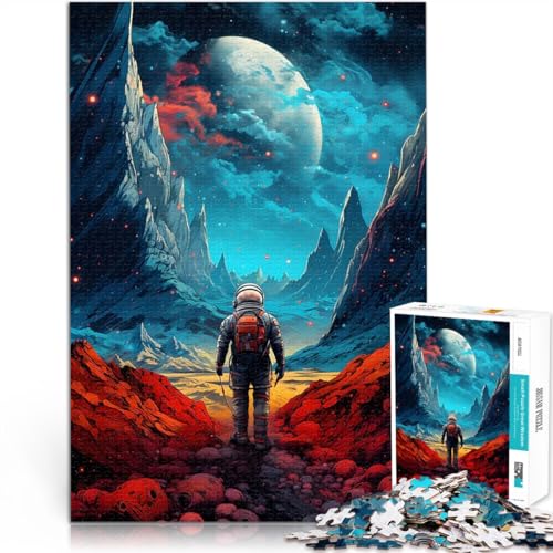 Puzzle für Erwachsene mit 1000 Teilen Spiele Spielzeug Geschenk Astronautenlandschaft Geburtstagsgeschenk, Geschenke52x38cm Puzzle für Erwachsene mit 1000 Teilen Spiele Spielzeug Geschenk Astronautenlandschaft Geburtstagsgeschenk, Geschenke52x38cm von AITEXI