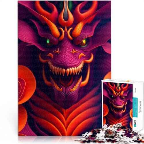 Puzzle für Erwachsene mit 2000 Teilen Spiele Spielzeug Geschenk EIN dämonisches Floramonster Lernspiel für Geburtstag, Weihnachten70x100cm von AITEXI