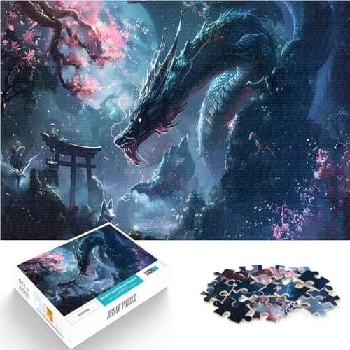 Puzzle für Erwachsene mit 1000 Teilen Spiele Spielzeug Geschenk Japanisches Drachentor Lernspiel für Geburtstag, Weihnachten75x50cm Puzzle für Erwachsene mit 1000 Teilen Spiele Spielzeug Geschenk Japanisches Drachentor Lernspiel für Geburtstag, Weihnachten75x50cm von AITEXI