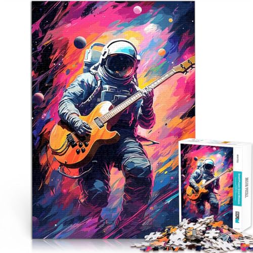Puzzle für Erwachsene mit 2000 Teilen Spielspielzeug Astronaut spielt Gitarre Gutes Geschenk70x100cm von AITEXI