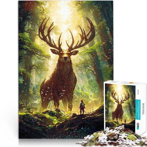 Puzzle für Erwachsene mit 1000 Teilen Stressabbau – Staycation – Zeit totschlagen EIN mythischer Tag Wohnkunstdekor52x38cm von AITEXI