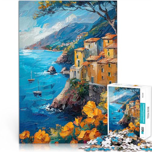 Puzzle für Erwachsene mit 1000 Teilen für Lernspiel-Herausforderungsspielzeug Blumenküste Ozean Lernspiel für Geburtstag, Weihnachten38x26cm Puzzle für Erwachsene mit 1000 Teilen für Lernspiel-Herausforderungsspielzeug Blumenküste Ozean Lernspiel für Geburtstag, Weihnachten38x26cm von AITEXI