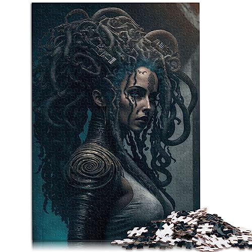 Puzzle für Erwachsene und Kinder, 1000 Teile, Medusa-Holzpuzzle, Lernpuzzlespiel für Geburtstag, Weihnachten, 50 x 75 cm Puzzle für Erwachsene und Kinder, 1000 Teile, Medusa-Holzpuzzle, Lernpuzzlespiel für Geburtstag, Weihnachten, 50 x 75 cm von AITEXI