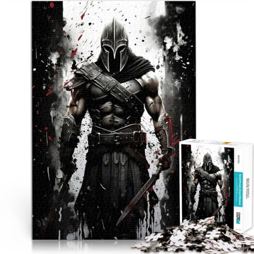 Puzzle für Jugendliche 1000 Teile Dekomprimierendes intellektuelles Lernspielzeug Soldat 300 Spartaner für Heimdekoration52x38cm Puzzle für Jugendliche 1000 Teile Dekomprimierendes intellektuelles Lernspielzeug Soldat 300 Spartaner für Heimdekoration52x38cm von AITEXI