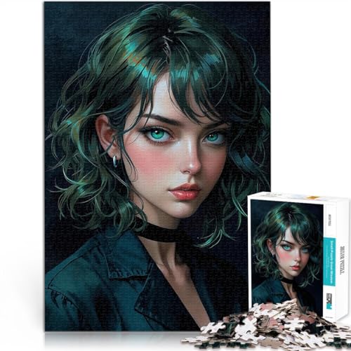 Puzzle für Jugendliche 1000 Teile Denkspiel Grünhaariges Anime-Mädchen – Melody eignet ganze Familie38x26cm Puzzle für Jugendliche 1000 Teile Denkspiel Grünhaariges Anime-Mädchen – Melody eignet ganze Familie38x26cm von AITEXI