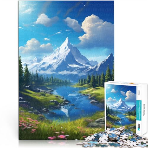 Puzzle für Jugendliche 1000 Teile Denkspiel Spring Mountains - Frühlings-Serenadengipfel Einzigartige Geburtstags- und Geschenkideen52x38cm Puzzle für Jugendliche 1000 Teile Denkspiel Spring Mountains - Frühlings-Serenadengipfel Einzigartige Geburtstags- und Geschenkideen52x38cm von AITEXI
