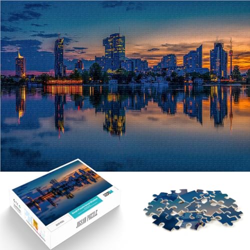 Puzzle für Jugendliche 1000 Teile Gehirnintelligenz-Herausforderung süchtig machendes Spielzeug Wien Wanddekoration52x38cm von AITEXI