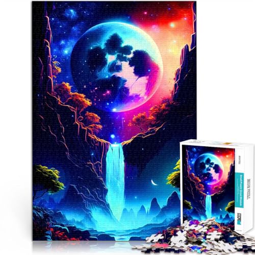 Puzzle für Jugendliche 1000 Teile Geschenke zum Suchbegriff: Herausfordernde Spiele Fantasielandschaft Heimdekoration38x26cm von AITEXI