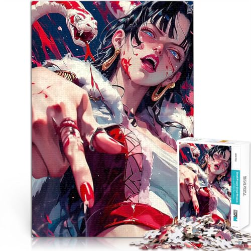 Puzzle für Jugendliche 1000 Teile Lernspiel-Herausforderungsspielzeug Schlange Anime Mädchen Lernspiel für Geburtstag, Weihnachten38x26cm von AITEXI