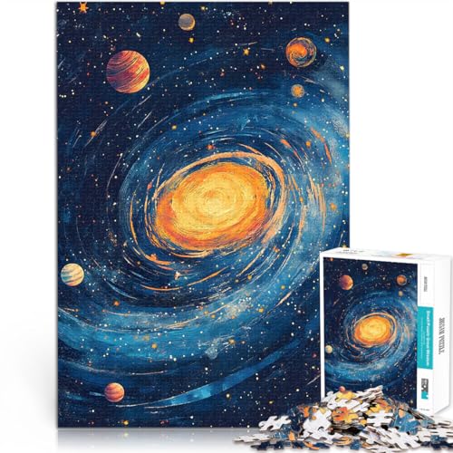 Puzzle für Jugendliche 2000 Teile Lernspiele DIY Spielzeug Kosmische Spiralgalaxie Geburtstagsgeschenk, Geschenke70x100cm von AITEXI