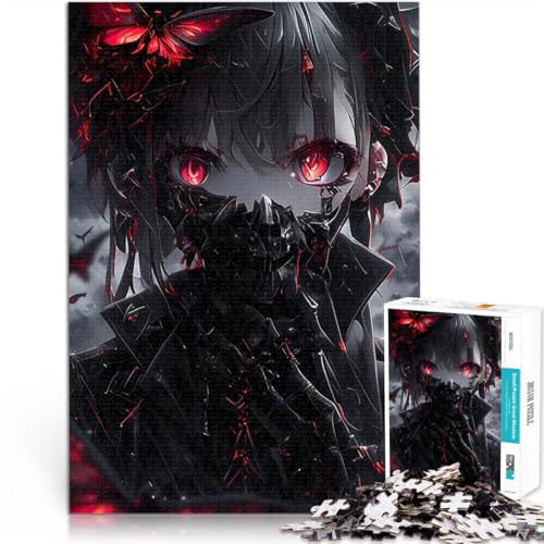 Puzzle für Jugendliche 1000 Teile Lernspiele DIY Spielzeug Tödliches Roboter-Anime-Mädchen Lernspiel für Geburtstag, Weihnachten75x50cm von AITEXI