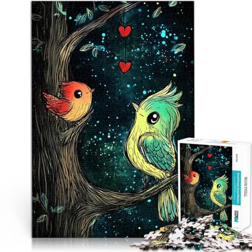 Puzzle für Jugendliche 1000 Teile Lernspiele Heimdekoration Liebesvögel im Nachthimmel Wunschliste mit dem Weihnachtsmann38x26cm Puzzle für Jugendliche 1000 Teile Lernspiele Heimdekoration Liebesvögel im Nachthimmel Wunschliste mit dem Weihnachtsmann38x26cm von AITEXI