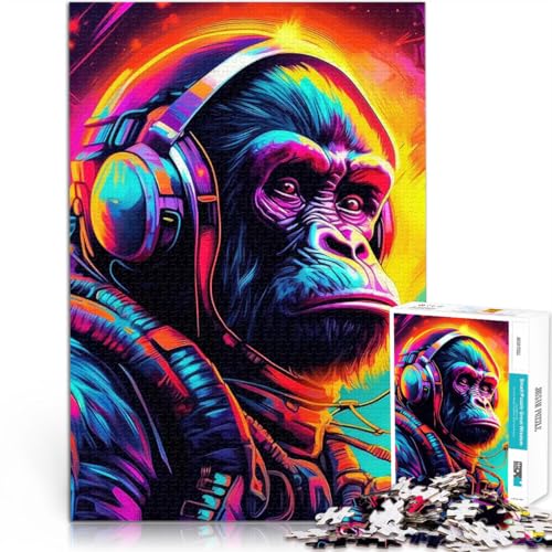 Puzzle für Jugendliche 1000 Teile Pädagogisches Familienspiel Galaktischer Gorilla-Entdecker Geeignet für die Schreibtischdekoration75x50cm Puzzle für Jugendliche 1000 Teile Pädagogisches Familienspiel Galaktischer Gorilla-Entdecker Geeignet für die Schreibtischdekoration75x50cm von AITEXI
