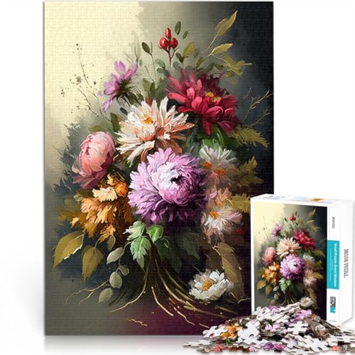 Puzzle für Jugendliche 1000 Teile Spielspielzeug Blumenkunst-Serie Stil 4 Lernspiel für Geburtstag, Weihnachten38x26cm Puzzle für Jugendliche 1000 Teile Spielspielzeug Blumenkunst-Serie Stil 4 Lernspiel für Geburtstag, Weihnachten38x26cm von AITEXI