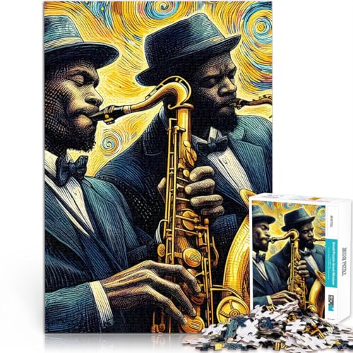 Puzzle für Jugendliche 1000 Teile Stressabbau – Staycation – Zeit totschlagen Die Magie des Jazz 10 Heimdekoration Spielzeug52x38cm Puzzle für Jugendliche 1000 Teile Stressabbau – Staycation – Zeit totschlagen Die Magie des Jazz 10 Heimdekoration Spielzeug52x38cm von AITEXI