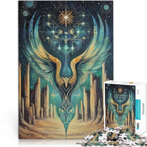 Puzzle für Jugendliche 1000 Teile Stressabbau – Staycation – Zeit totschlagen Phönix-Totem Künstlersammlung, Bildende Kunst52x38cm Puzzle für Jugendliche 1000 Teile Stressabbau – Staycation – Zeit totschlagen Phönix-Totem Künstlersammlung, Bildende Kunst52x38cm von AITEXI
