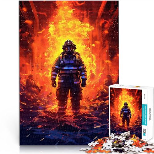 Puzzle für Jugendliche 1000 Teile Trainieren Sie Ihr Gehirn und Ihre Hände Feuerwehrmann Flamme Tolle Geschenke und Spielzeuge52x38cm Puzzle für Jugendliche 1000 Teile Trainieren Sie Ihr Gehirn und Ihre Hände Feuerwehrmann Flamme Tolle Geschenke und Spielzeuge52x38cm von AITEXI