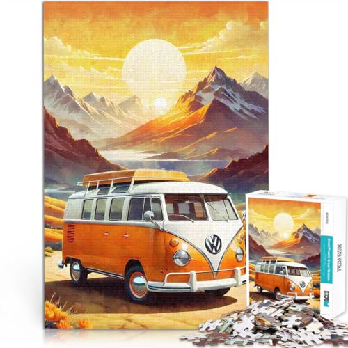 Puzzle für Jugendliche 1000 Teile für Lernspiel-Herausforderungsspielzeug Die Berge erkunden II Geeignet für die Schreibtischdekoration52x38cm von AITEXI