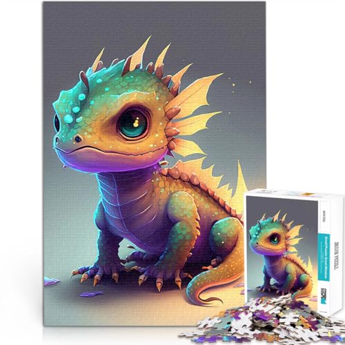 Puzzle für Jugendliche 1000 Teile pädagogische Herausforderung Baby-Drachentier mit vollständig ineinander greifenden, zufällig geformten Teilen70x100cm Puzzle für Jugendliche 1000 Teile pädagogische Herausforderung Baby-Drachentier mit vollständig ineinander greifenden, zufällig geformten Teilen70x100cm von AITEXI