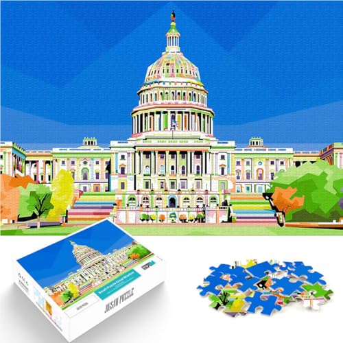 Puzzle für Teenager 2000 Teile Geschenke zum Suchbegriff: Herausfordernde Spiele Kapitol Lernspiel für Geburtstag, Weihnachten70x100cm von AITEXI