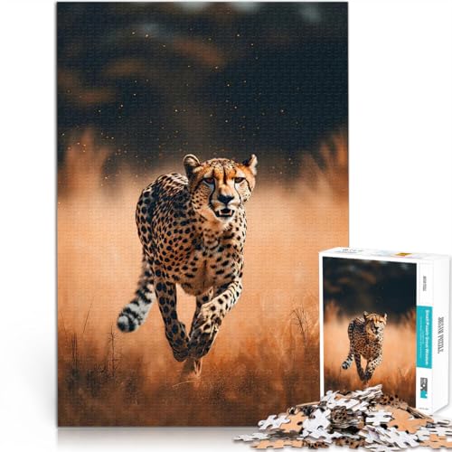 Puzzle für Teenager 1000 Teile Helfen Sie dem Gehirn, süchtig machende Spielzeuge zu trainieren, um Geduld zu entwickeln Gepard Für Paare geeignet52x38cm Puzzle für Teenager 1000 Teile Helfen Sie dem Gehirn, süchtig machende Spielzeuge zu trainieren, um Geduld zu entwickeln Gepard Für Paare geeignet52x38cm von AITEXI
