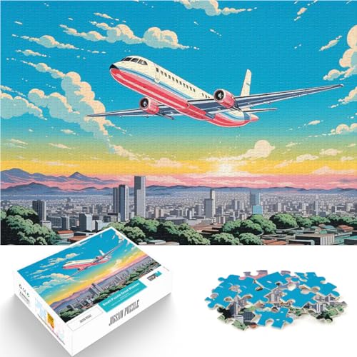 Puzzle für Teenager 1000 Teile Lernspiel-Herausforderungsspielzeug Flugzeug im japanischen Himmel Lernspiel für Geburtstag, Weihnachten75x50cm Puzzle für Teenager 1000 Teile Lernspiel-Herausforderungsspielzeug Flugzeug im japanischen Himmel Lernspiel für Geburtstag, Weihnachten75x50cm von AITEXI